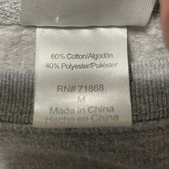 Freeze women's size M NASA "I Need My Space" gray long sleeve sweatshirt - Picture 4 of 7